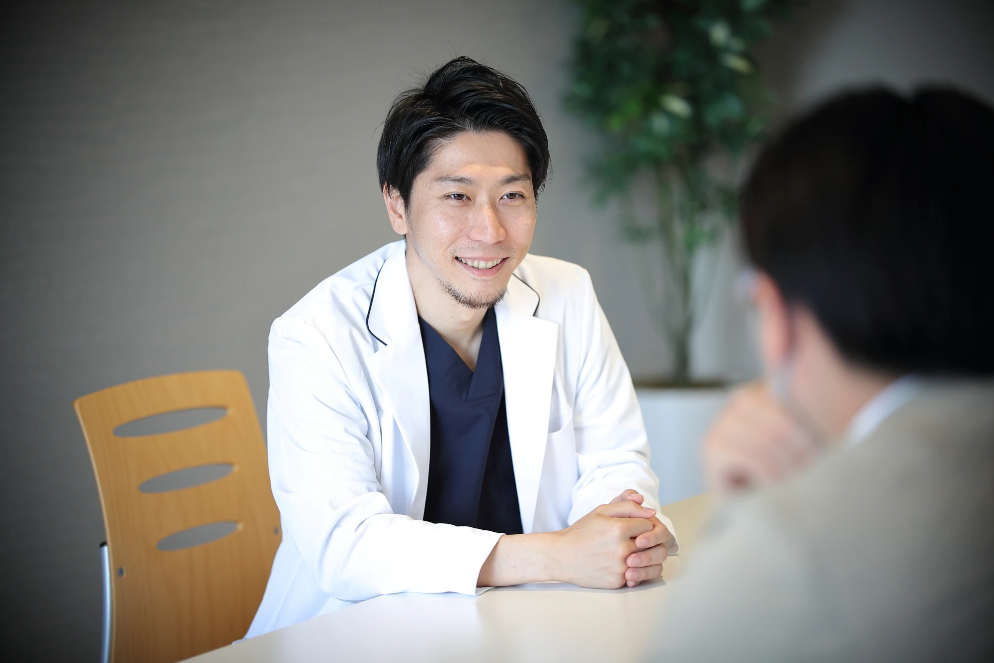 Smiling doctor